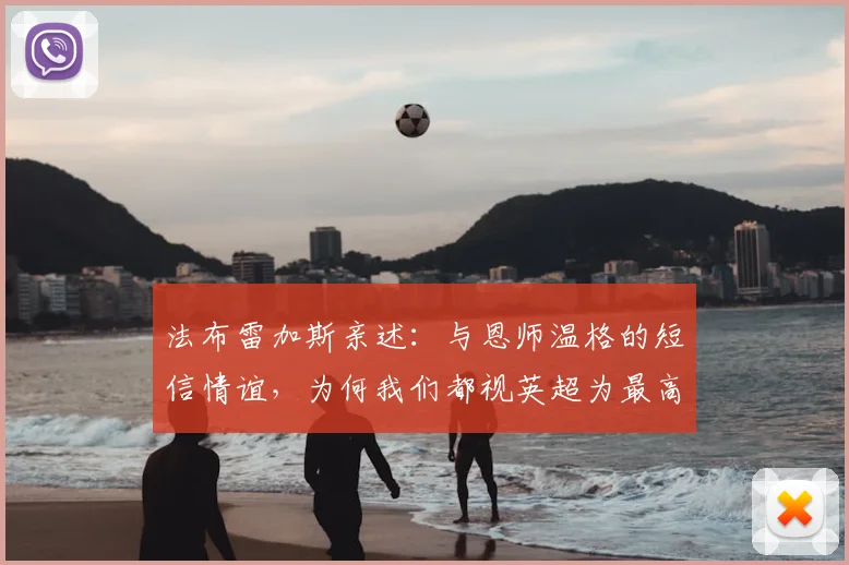 法布雷加斯亲述：与恩师温格的短信情谊，为何我们都视英超为最高舞台